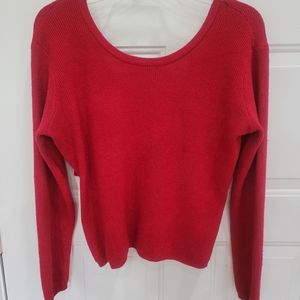 Cross back Sweater